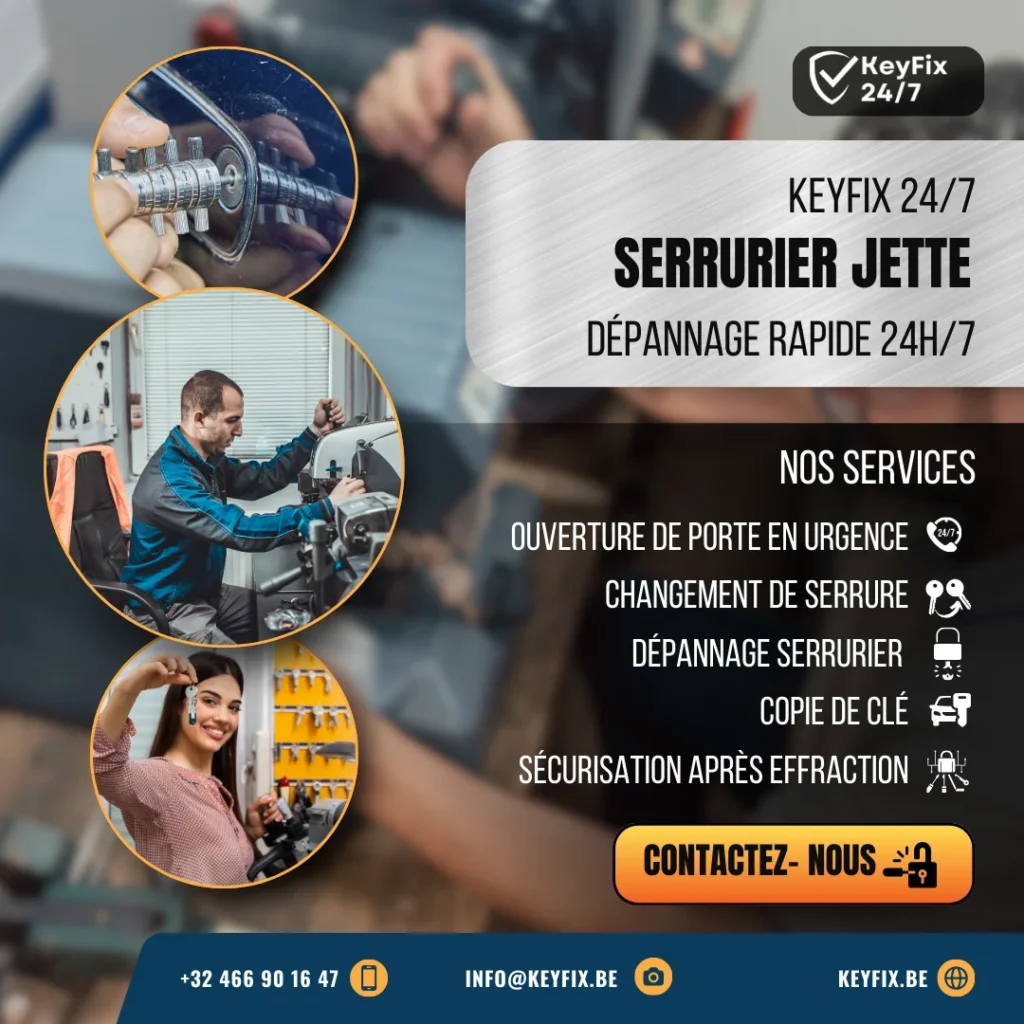 Dépannage serrurier Jette