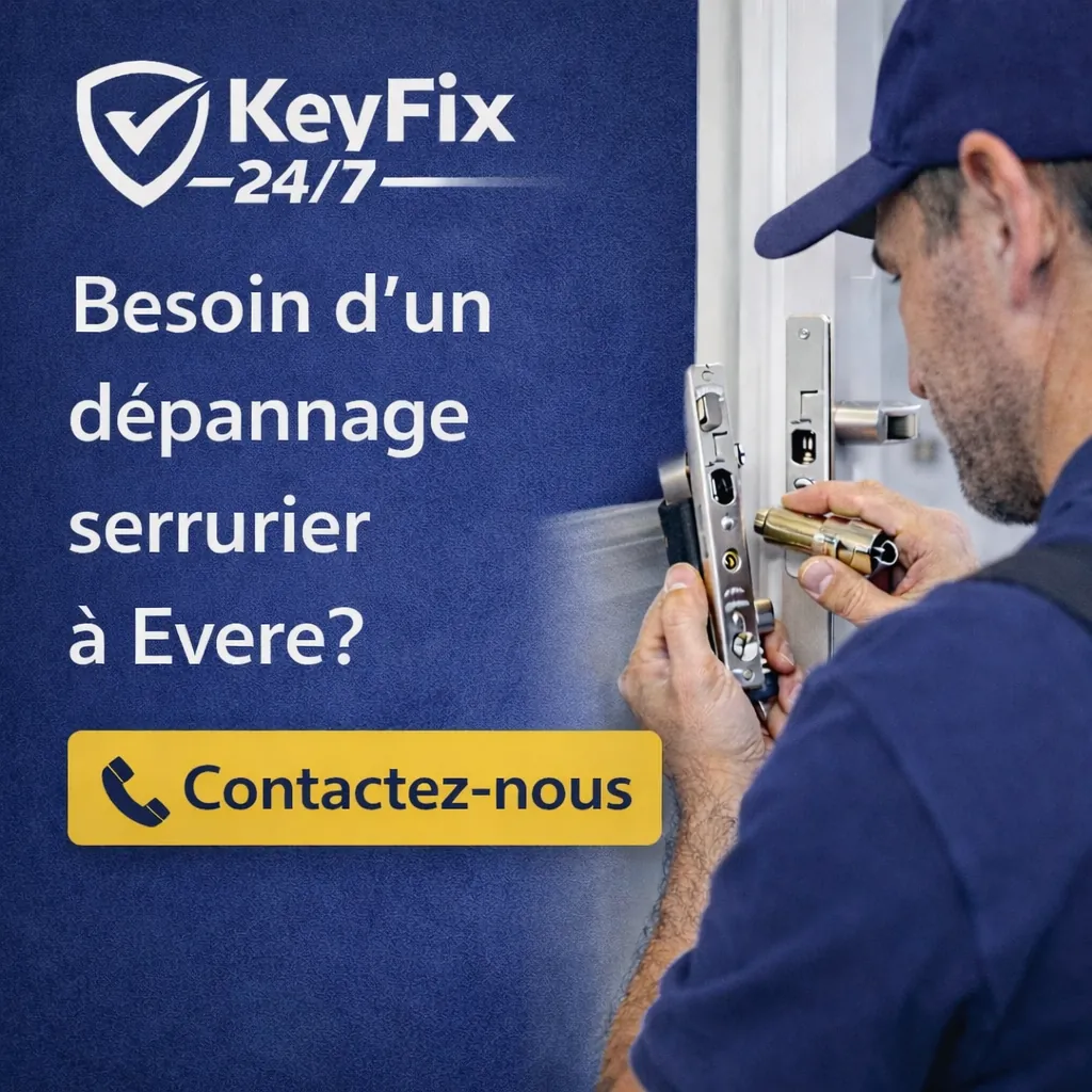 Serrurier Evere dépannage serrurier 24h/7 KeyFix